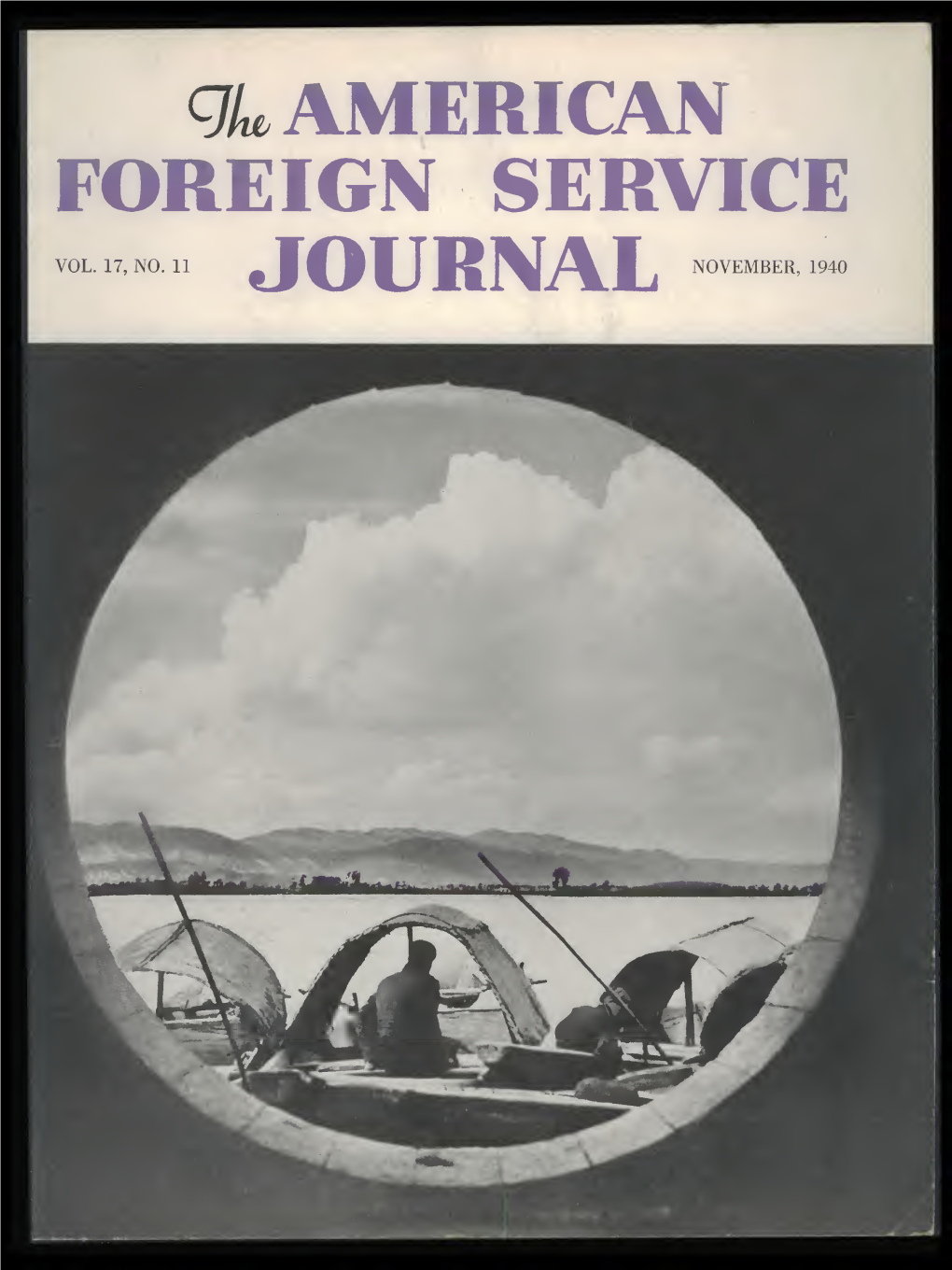 The Foreign Service Journal, November 1940