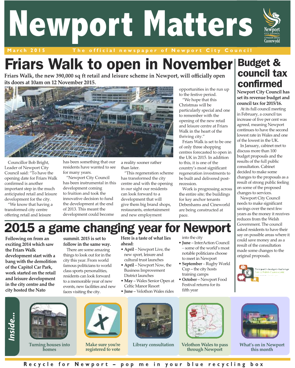 Friars Walk to Open in November