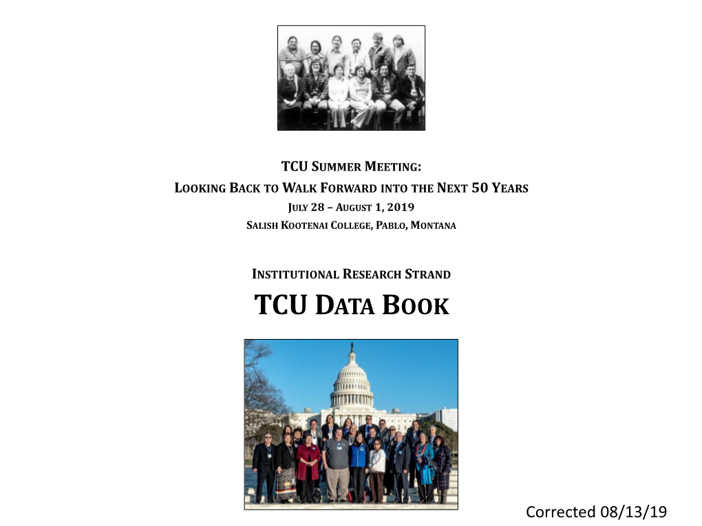Tcu Data Book