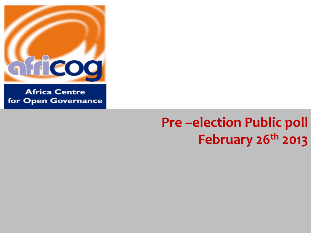 AFRICOG-Pre-Election