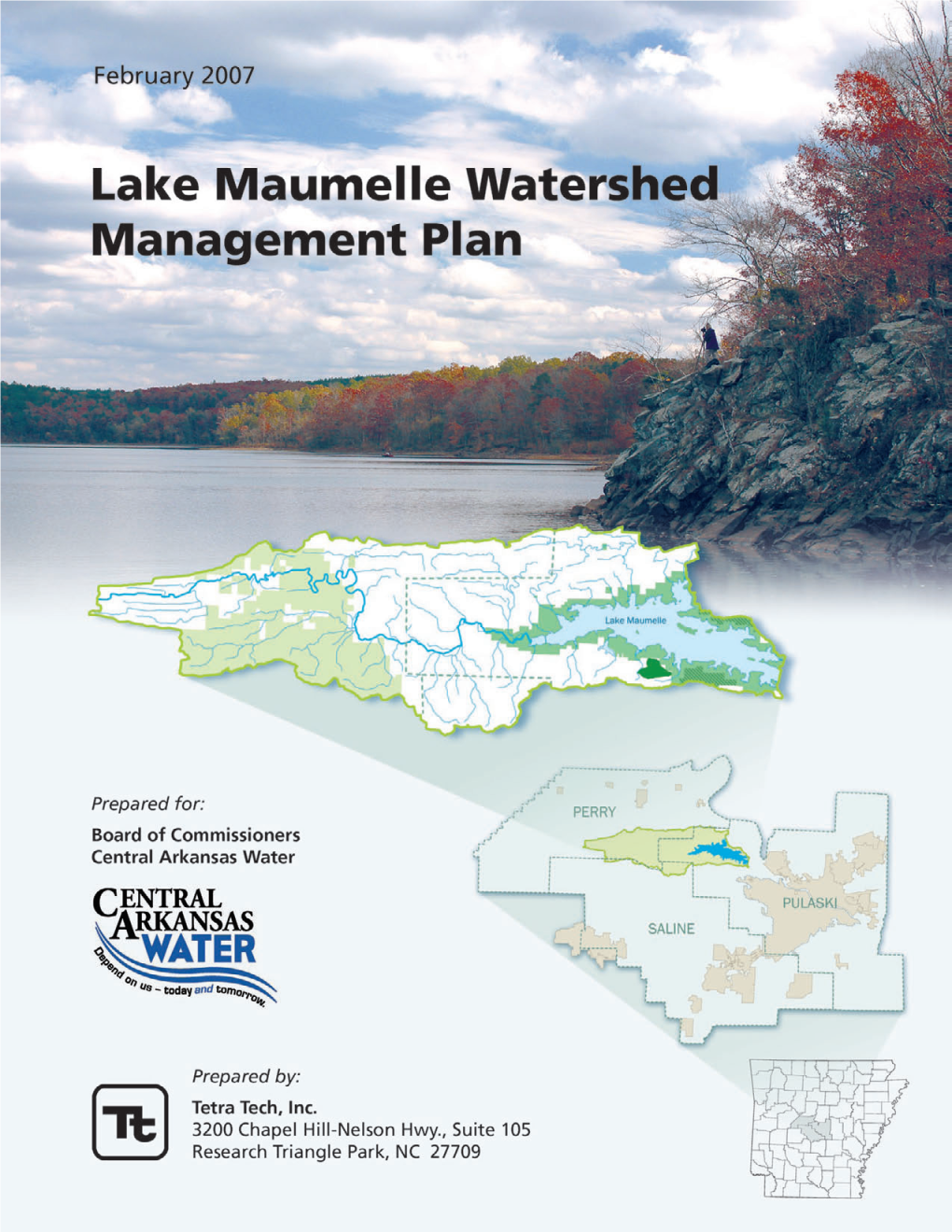 Lake Maumelle Watershed Man