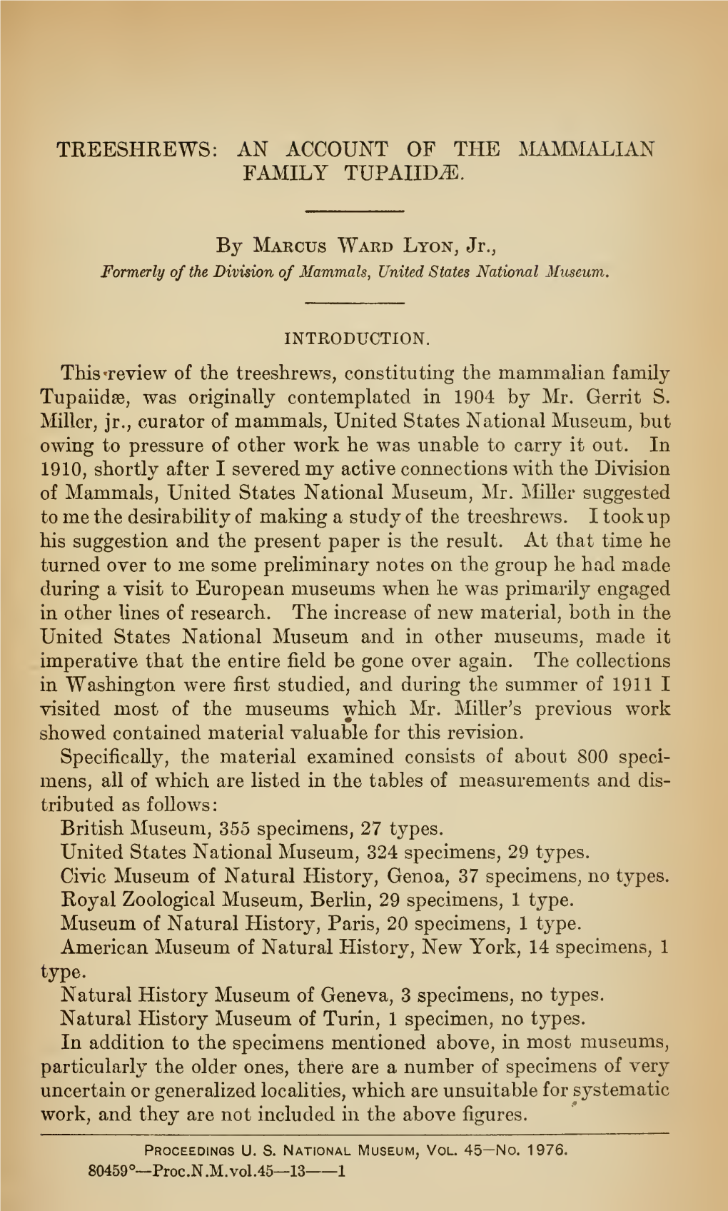 Proceedings of the United States National Museum