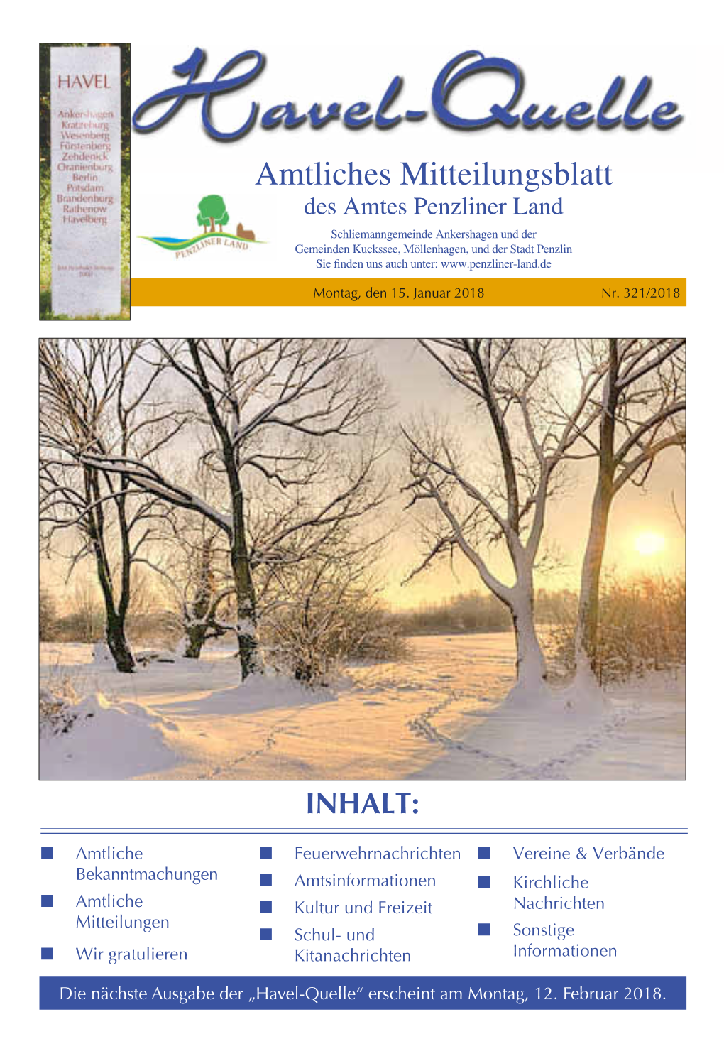 Amtliches Mitteilungsblatt