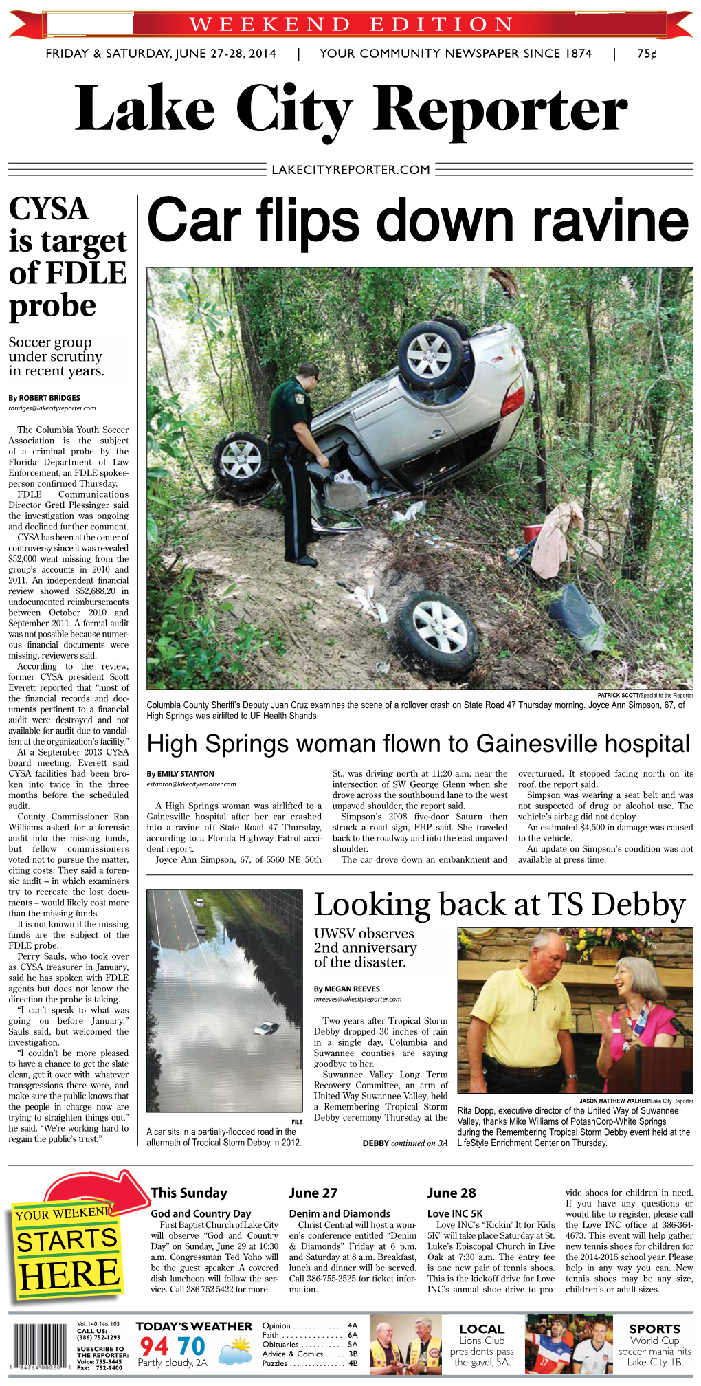 Car Flips Down Ravine of FDLE Probe Soccer Group Under Scrutiny in Recent Years