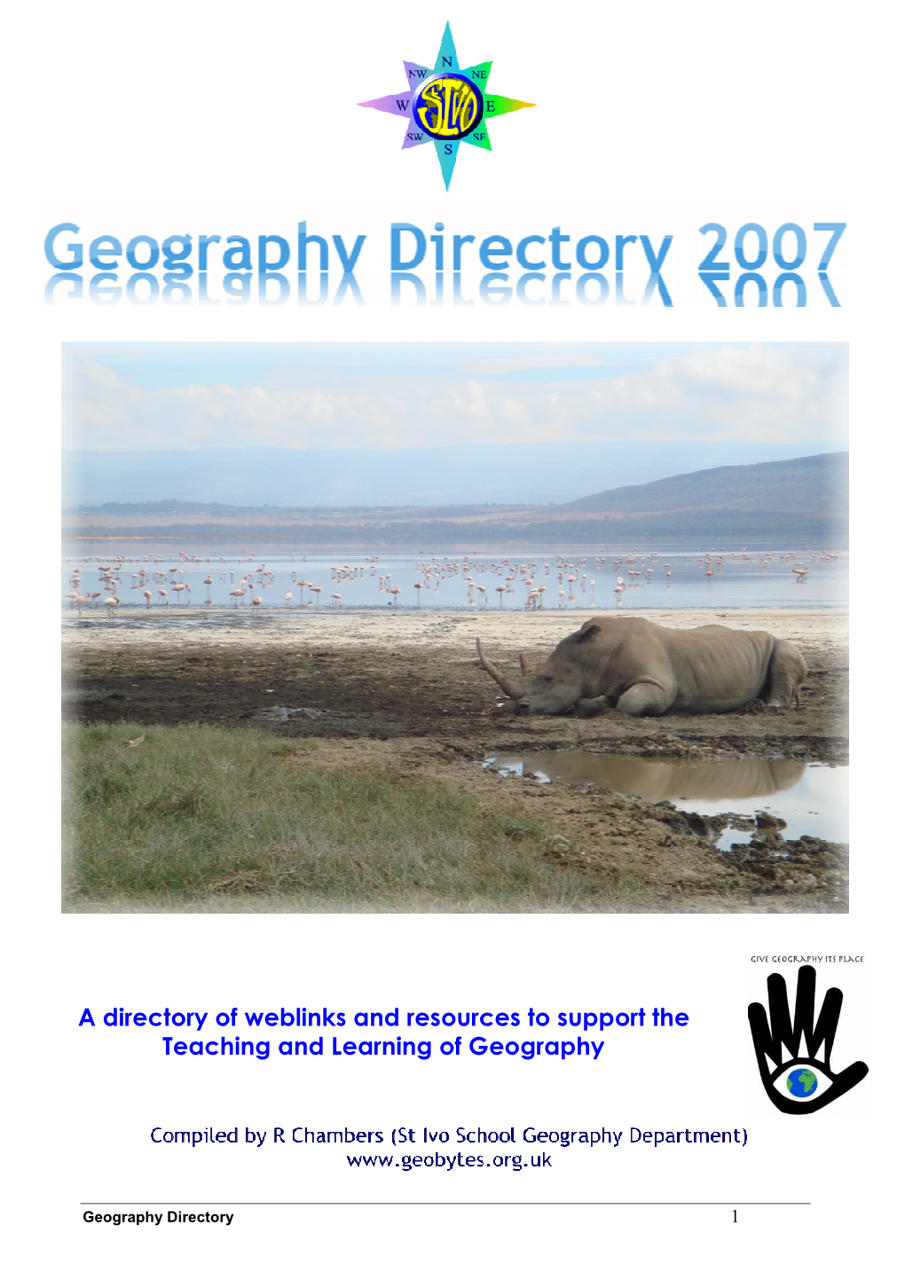 A Directory of Weblinks and Resources to Support the Teaching and Learning of Geography