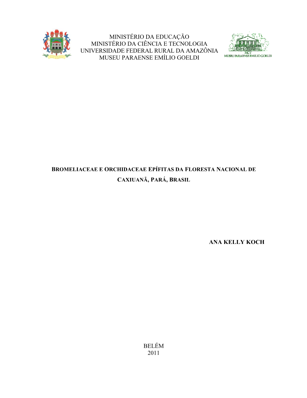 Koch Bromeliaceae 2011 Dissertação Ri.Pdf