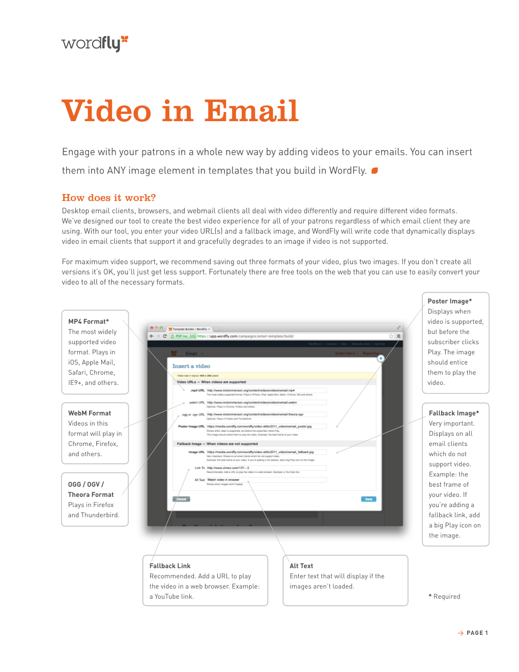 Video in Email