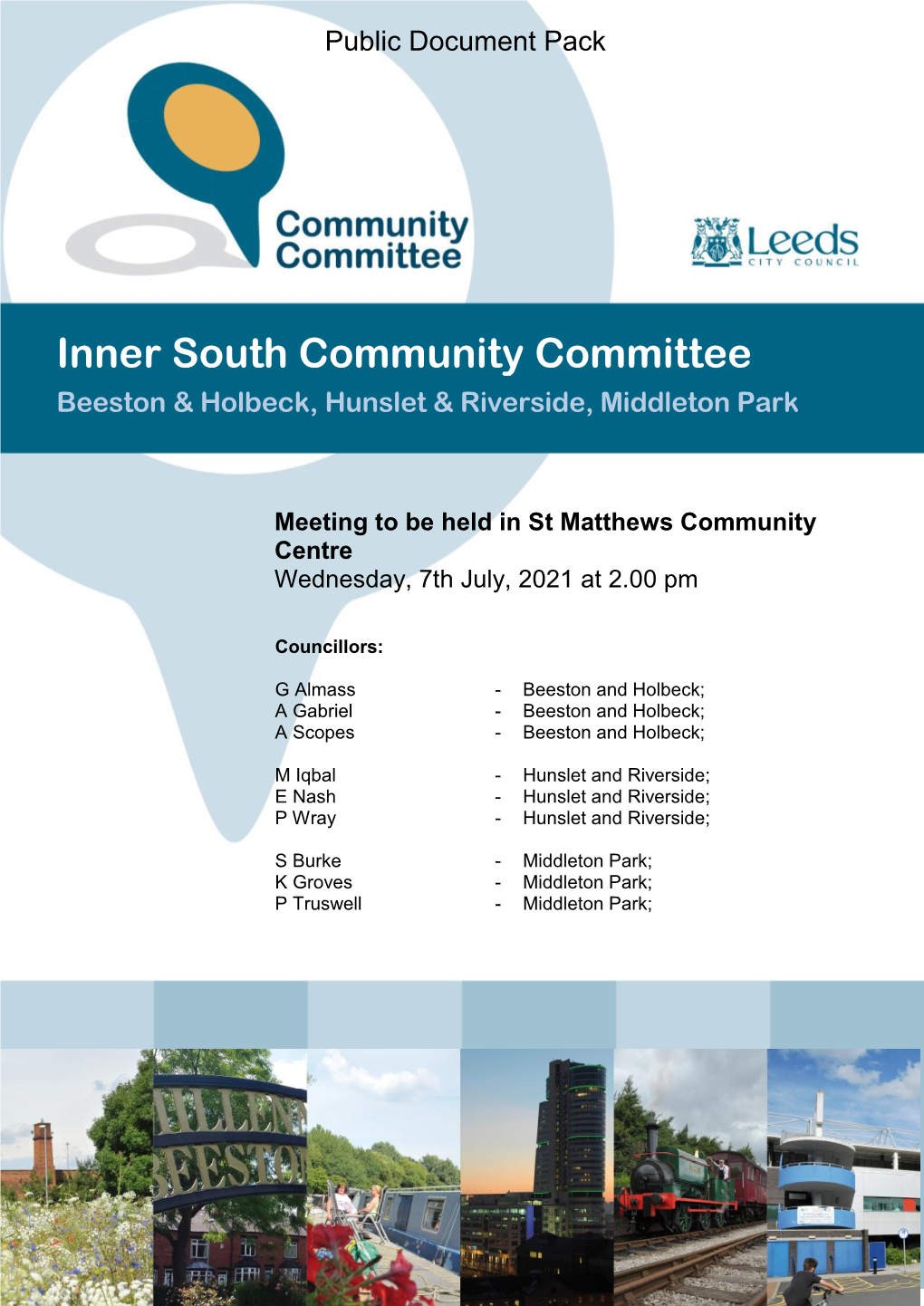 (Public Pack)Agenda Document for Inner South Community Committee