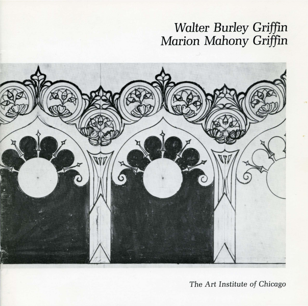 Walter Burley Griffin, Marion Mahony Griffin