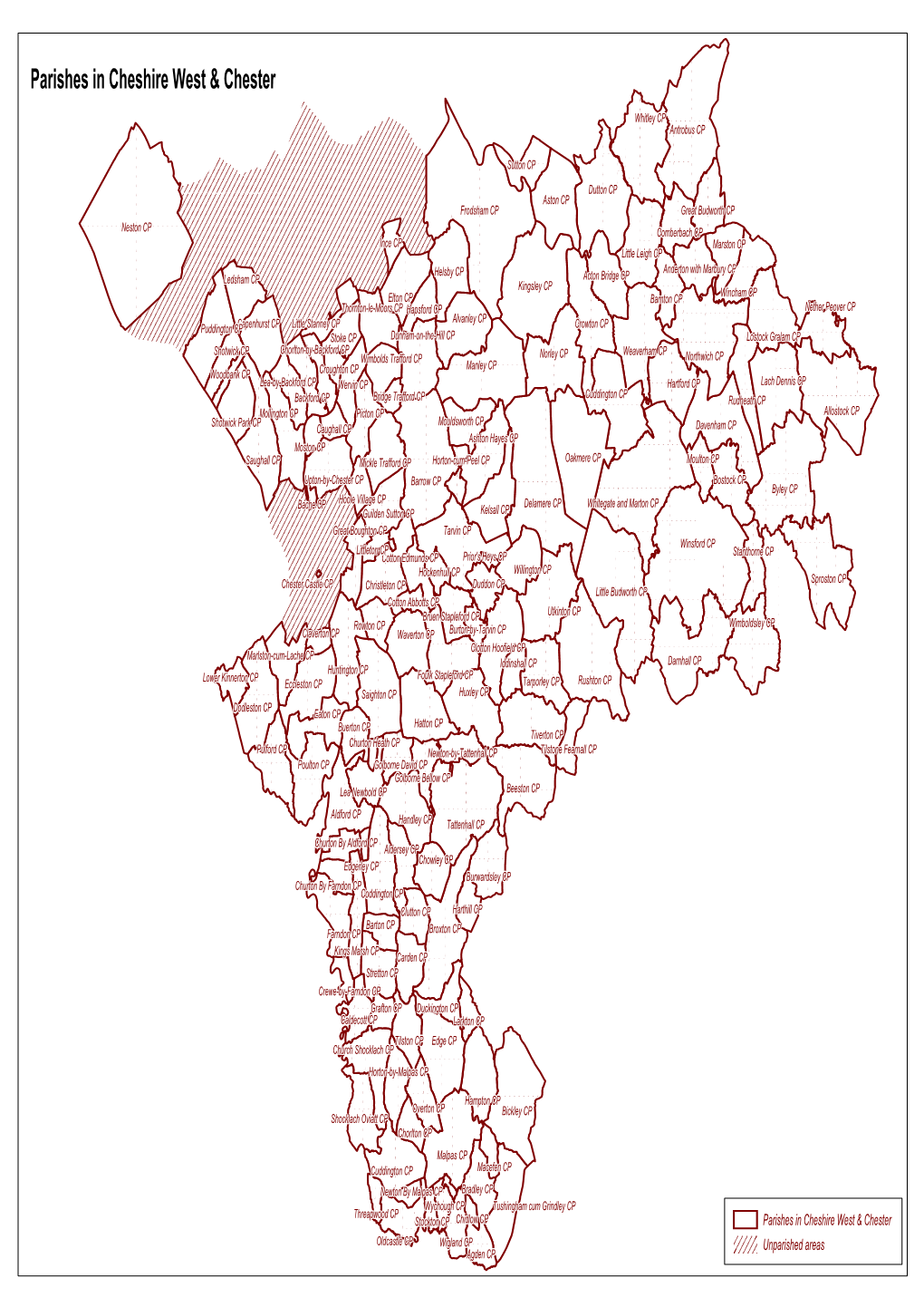 Parishes in Cheshire West & Chester