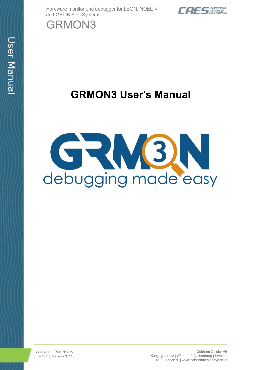 GRMON3 User's Manual