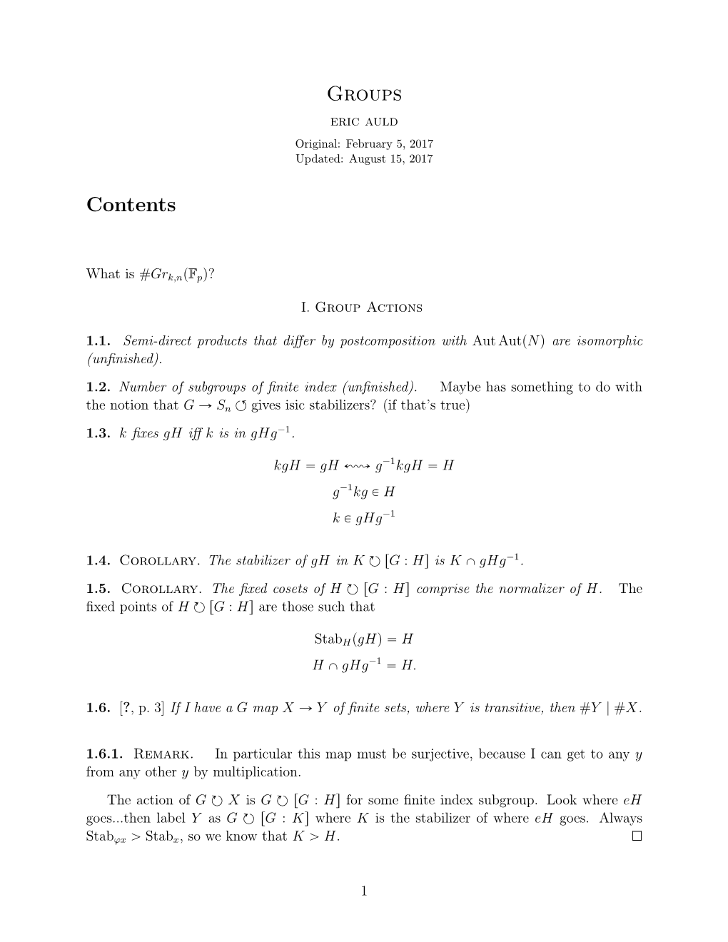 Primer on Group Theory