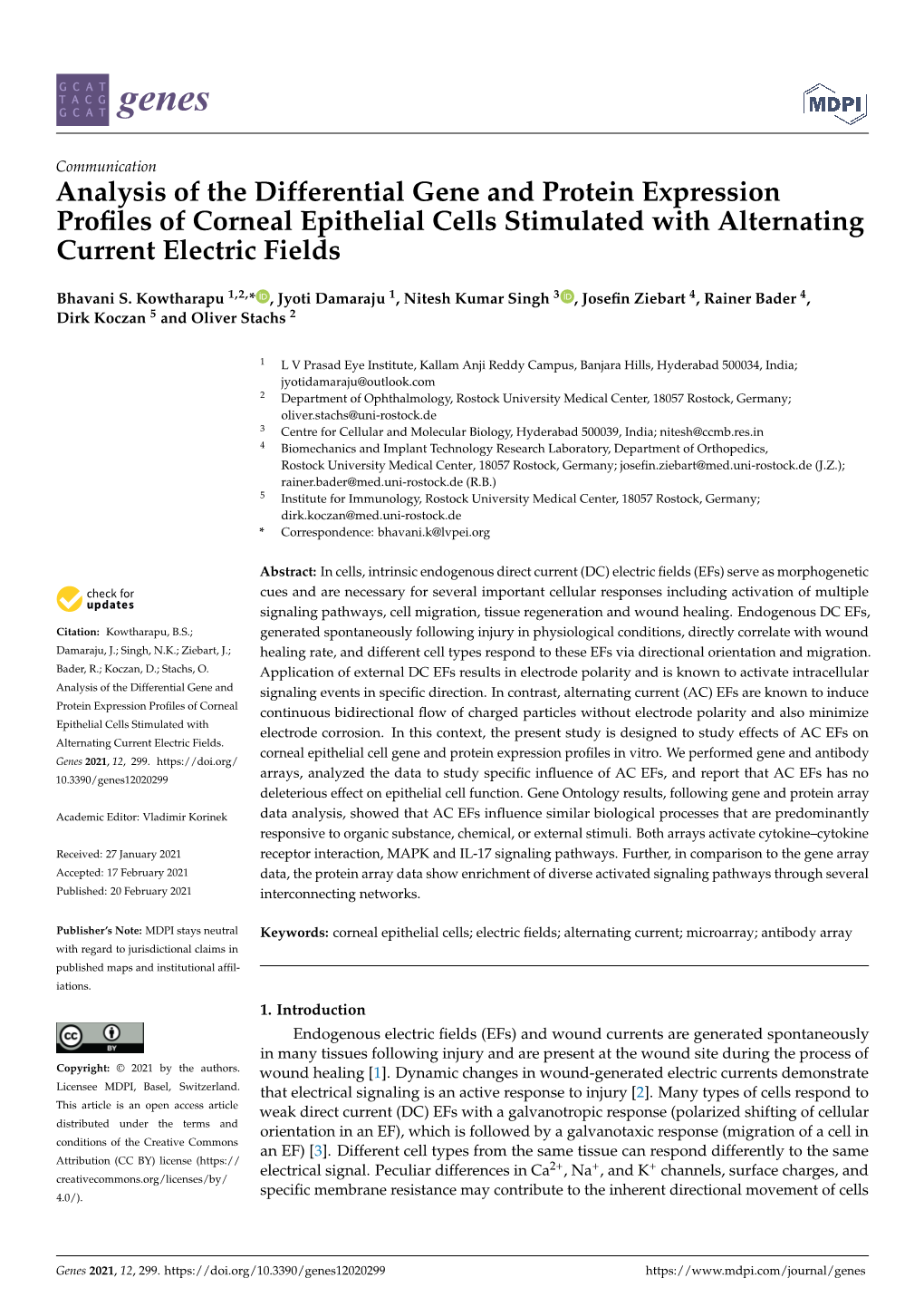 Analysis of the Differential Gene and Protein Expression Profiles