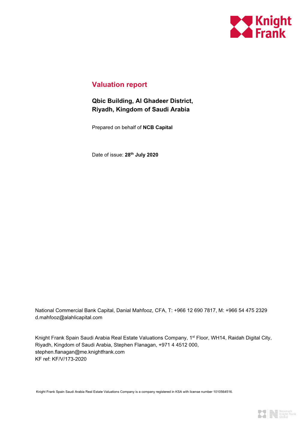 Valuation Report