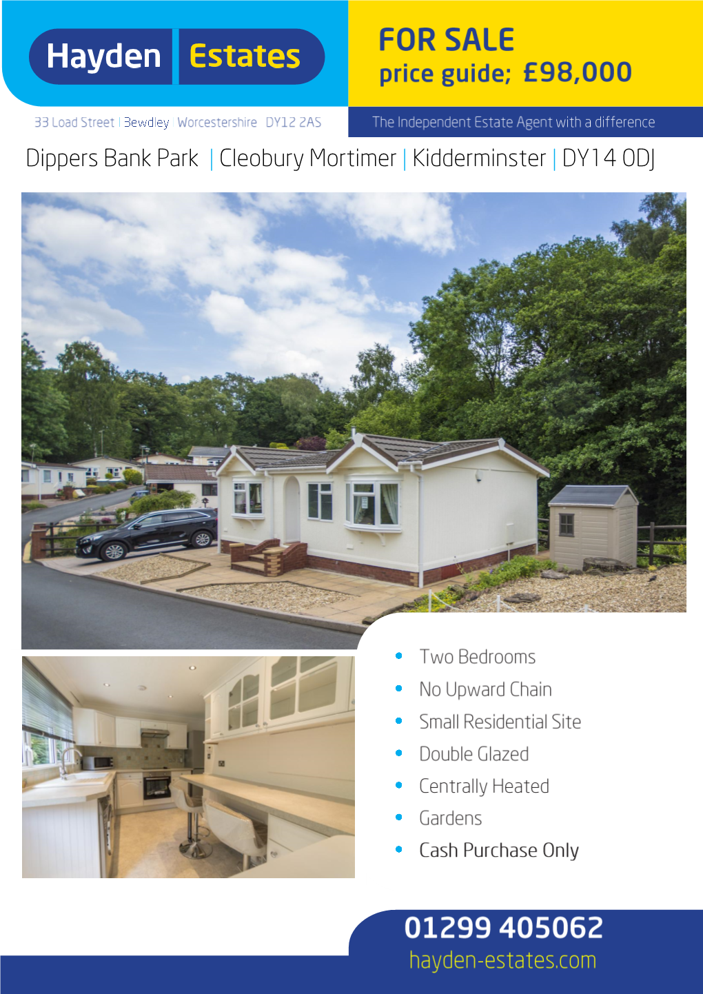 Dippers Bank Park | Cleobury Mortimer | Kidderminster | DY14 0DJ