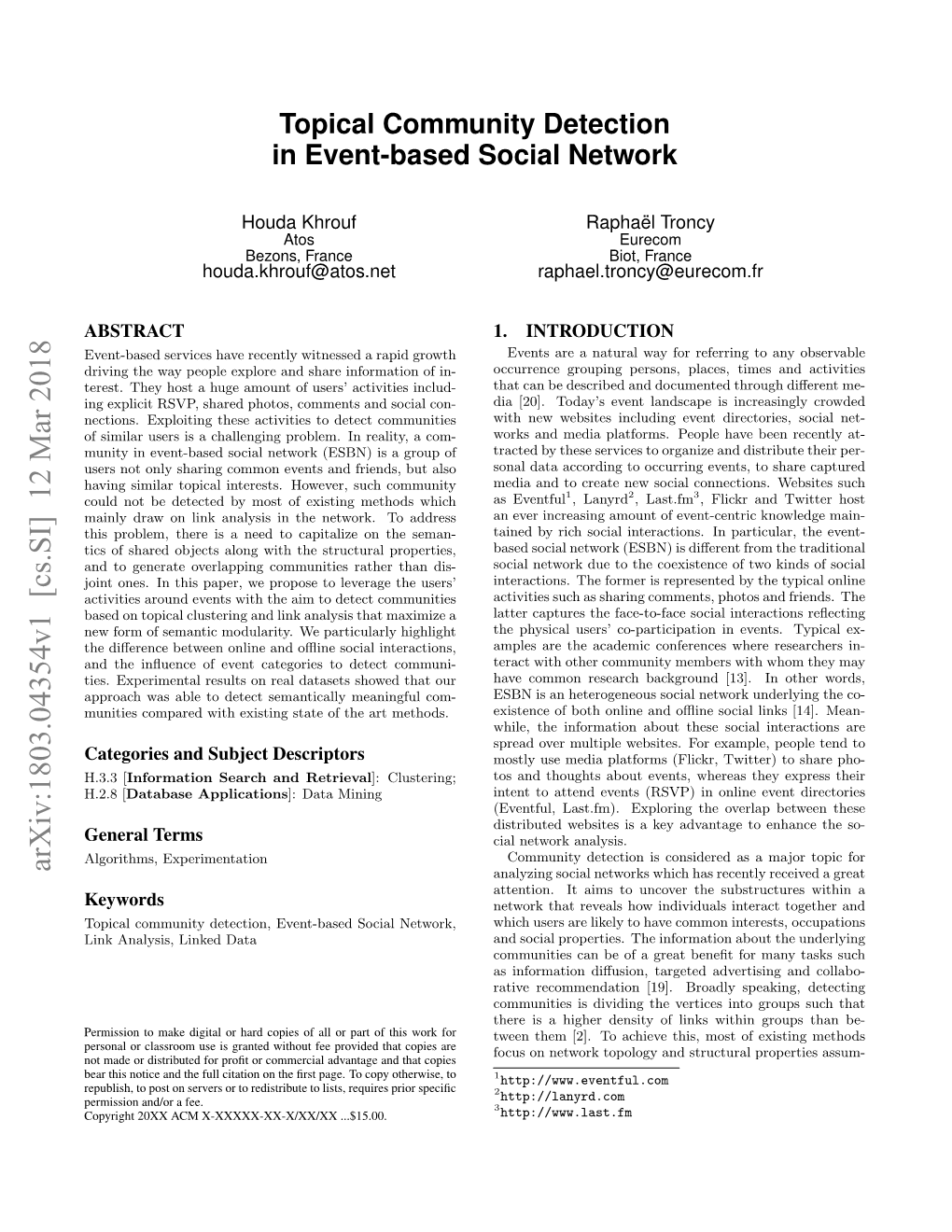 Topical Community Detection in Event-Based Social Network