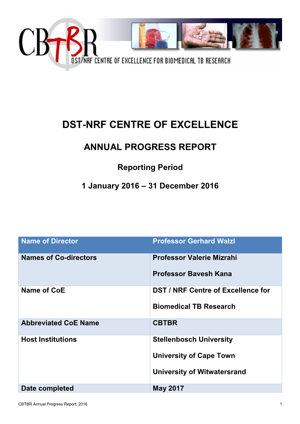 Dst-Nrf Centre of Excellence