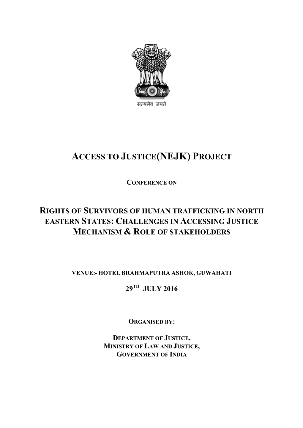 Access to Justice(Nejk) Project