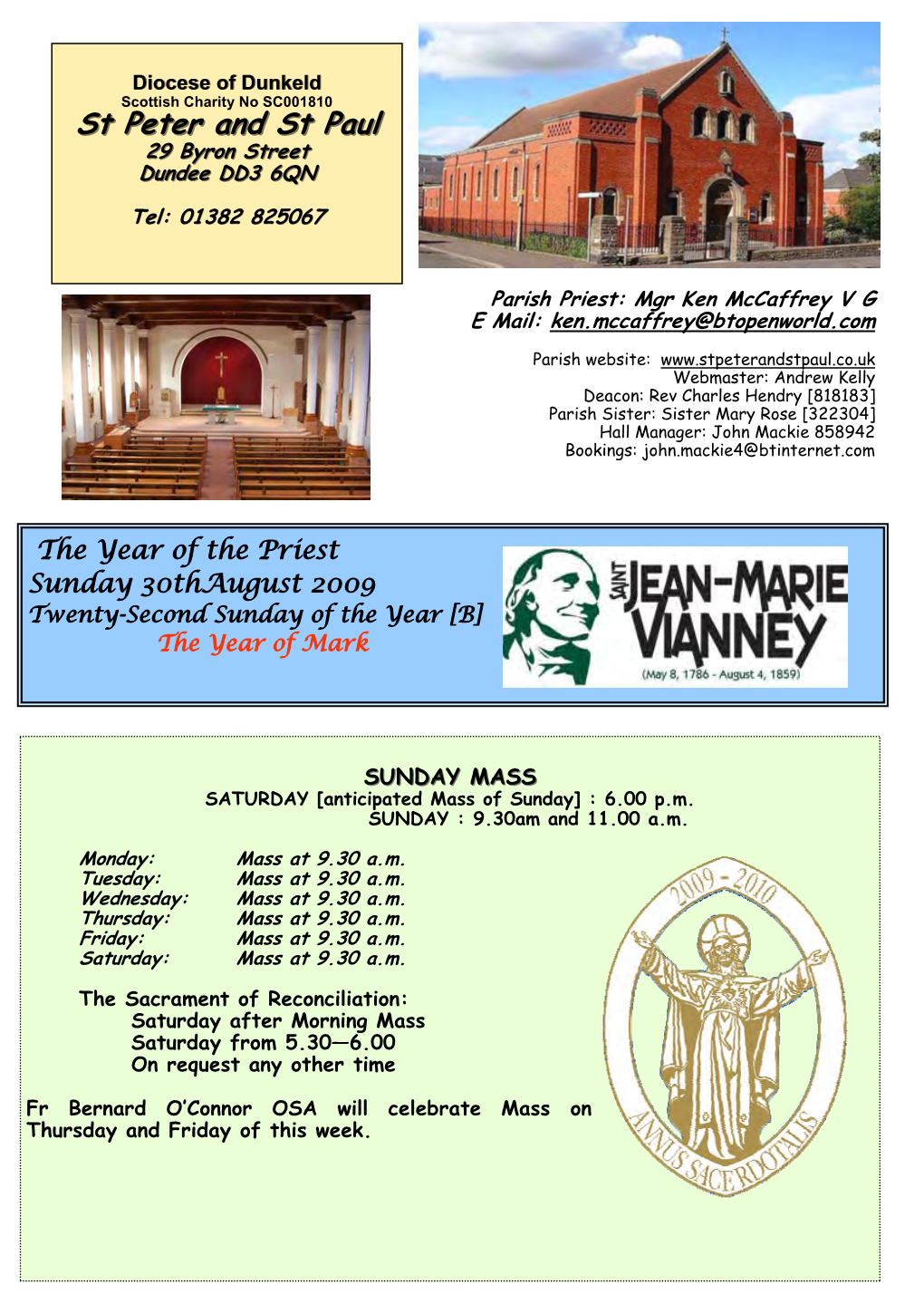 St Peter and St Paul Newsletter