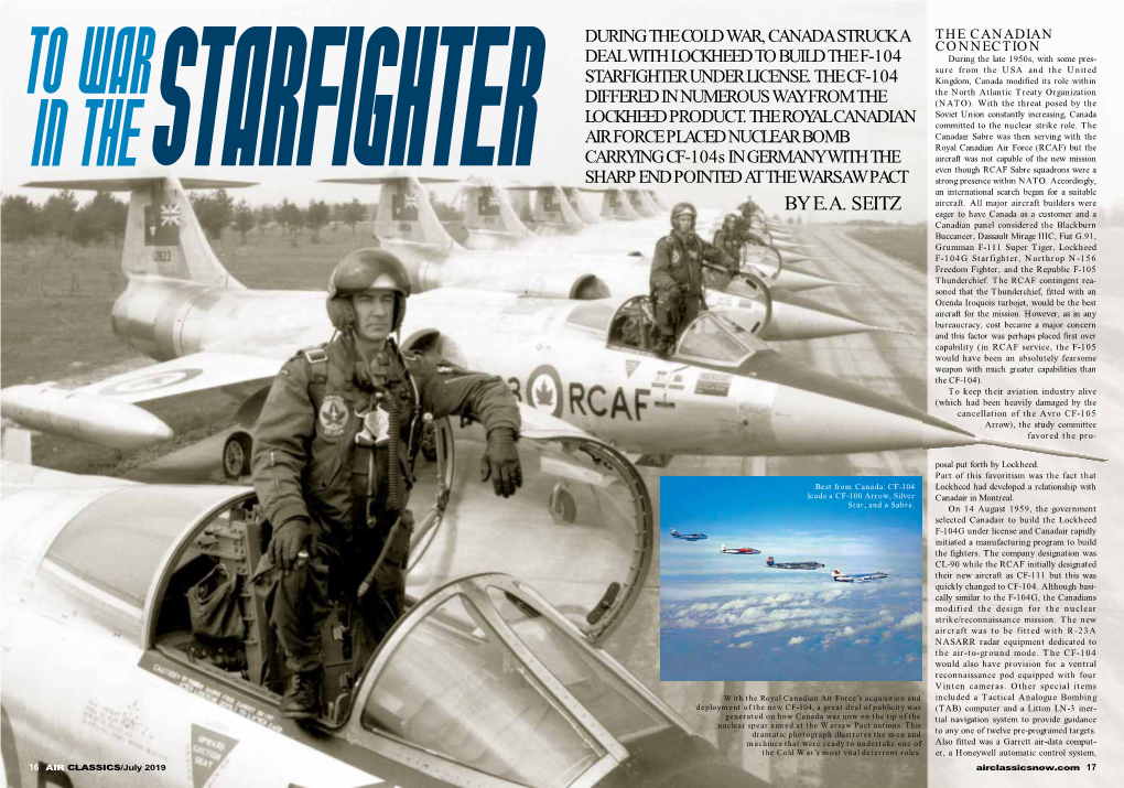 To War in a Starfighter
