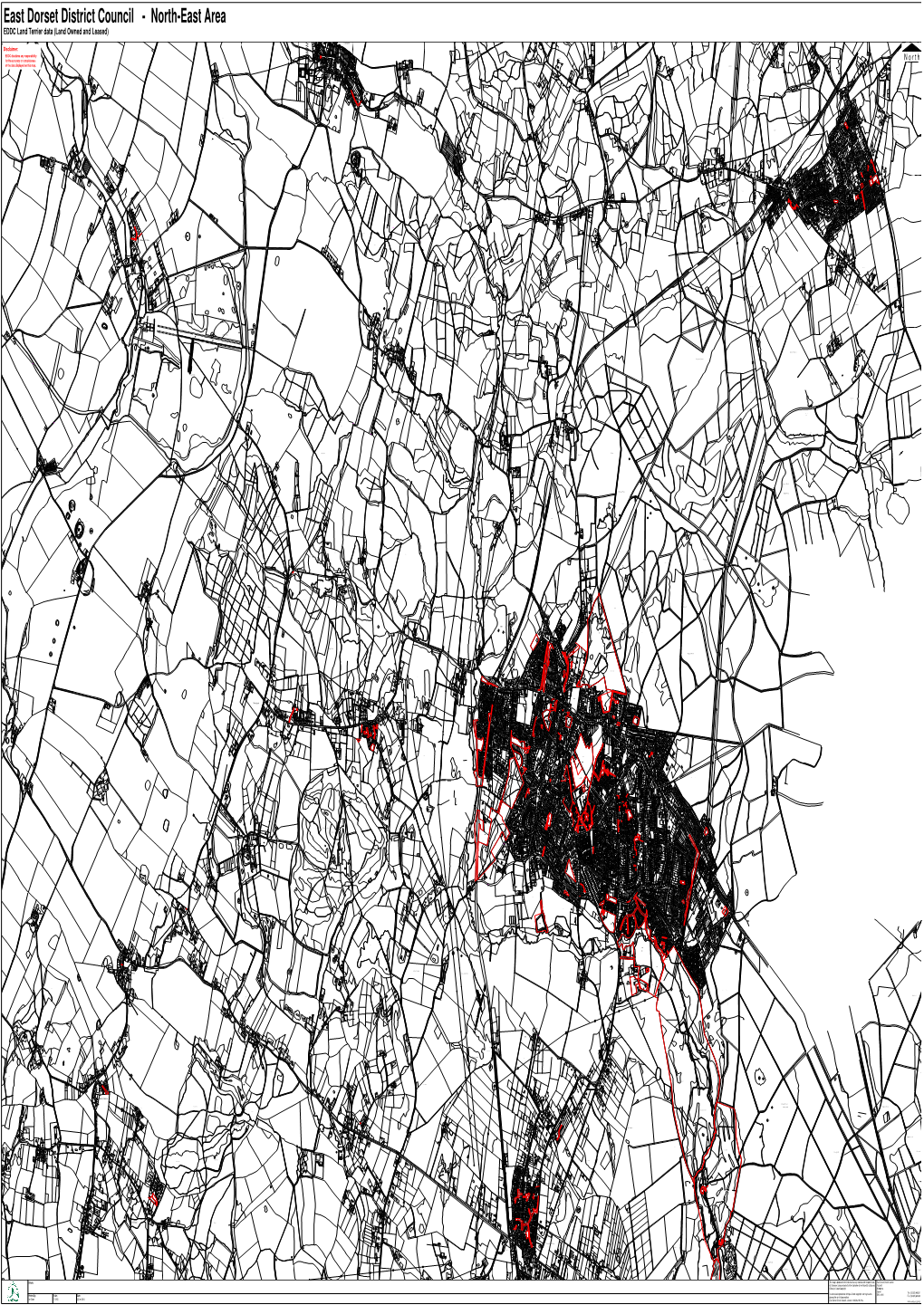 East Dorset District Council - North-East Area EDDC Land Terrier Data (Land Owned and Leased)