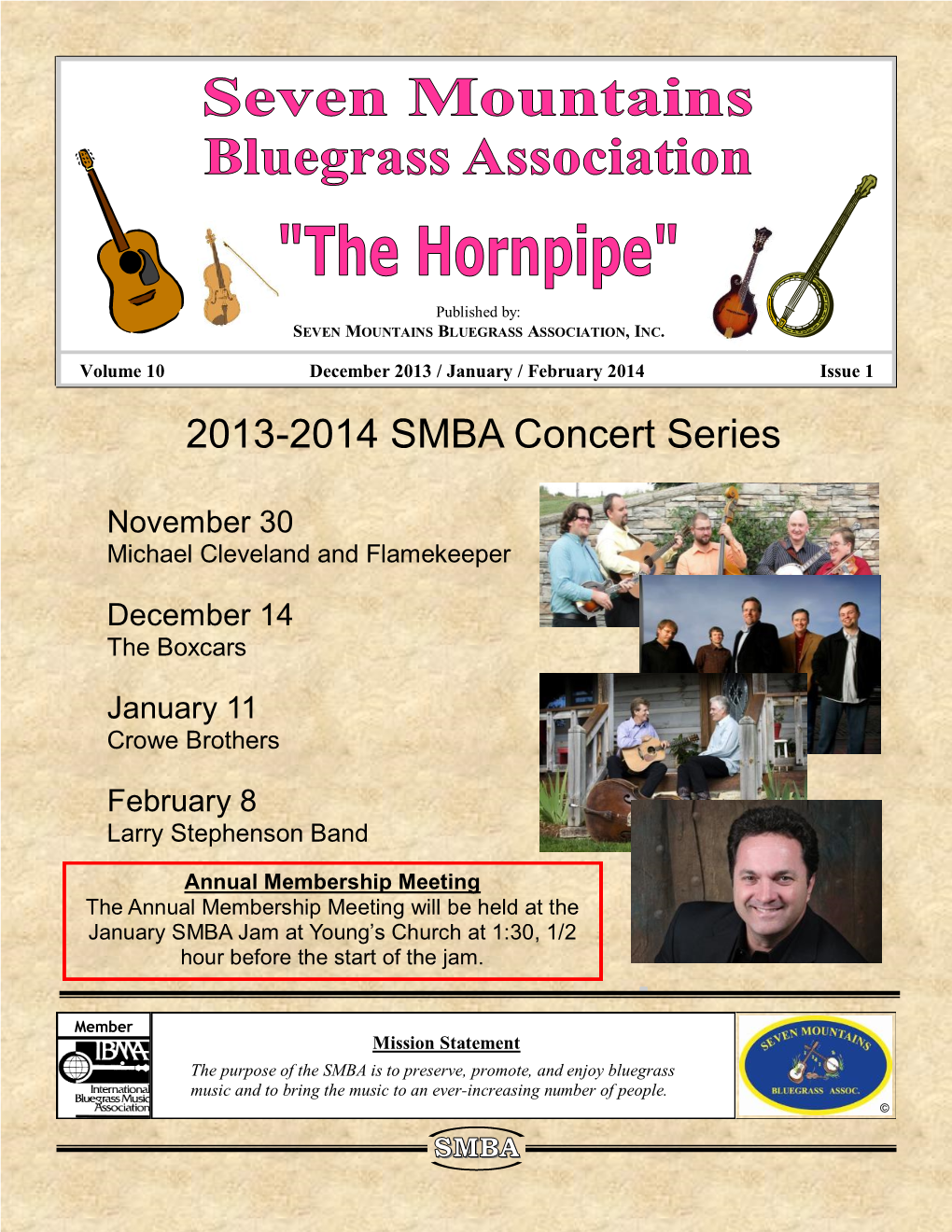 2013-2014 SMBA Concert Series