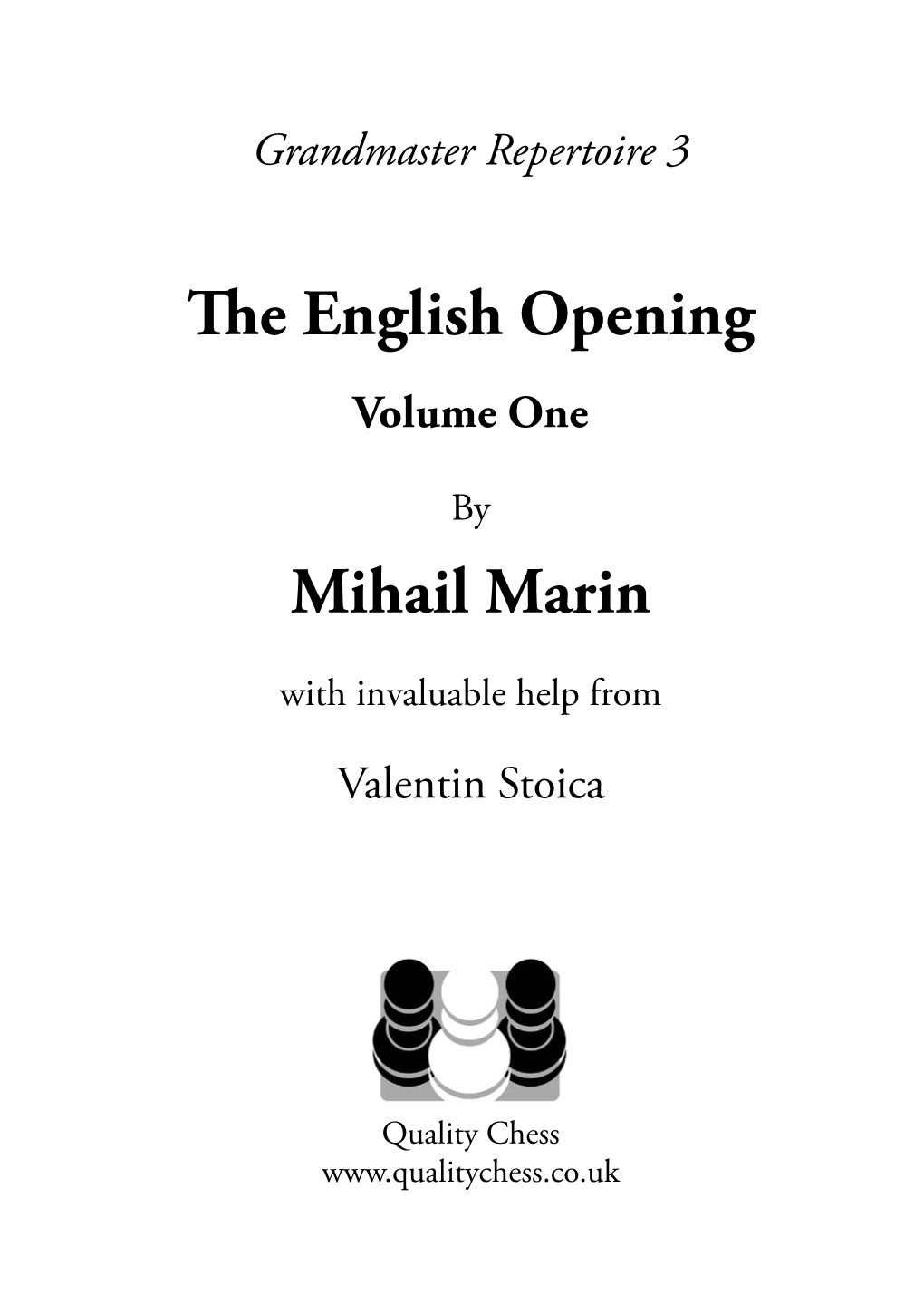 The English Opening Mihail Marin