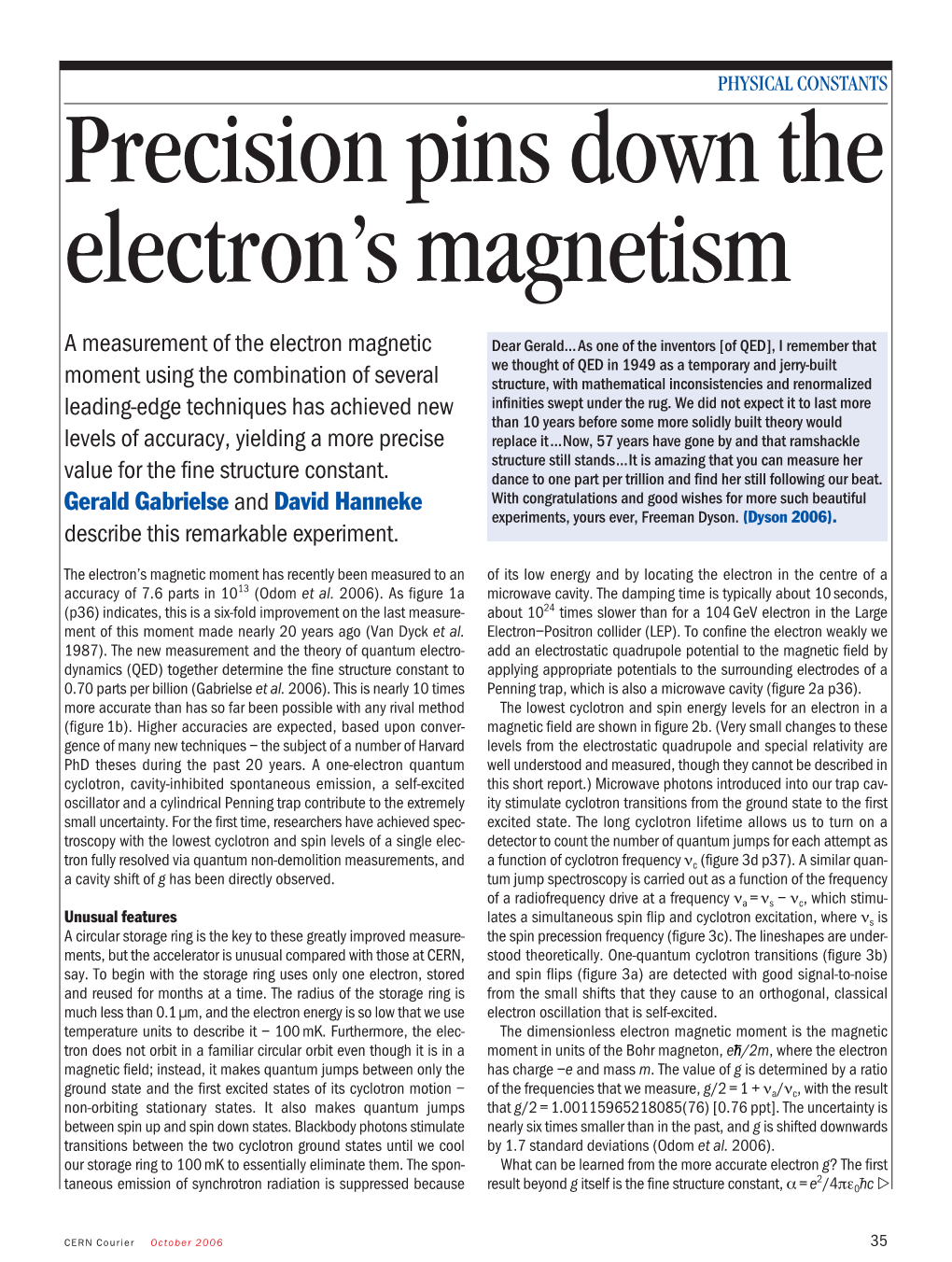 Precision Pins Down the Electron's Magnetism