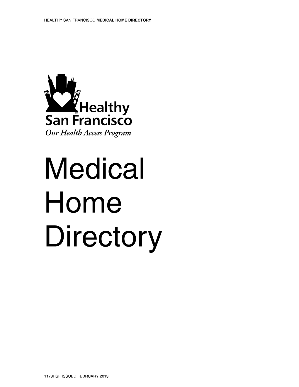 HSF Medical Home Directory