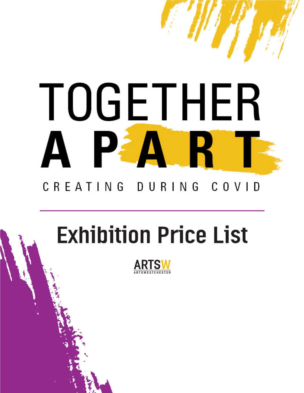 Together Apart Exhibition Price List.Docx