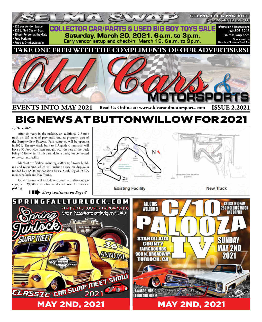 Big News at Buttonwillow for 2021