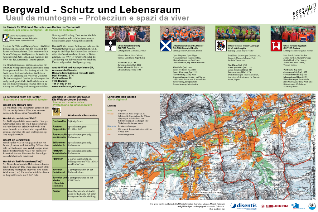 Bergwald - Schutz Und Lebensraum Uaul Da Muntogna – Protecziun E Spazi Da Viver