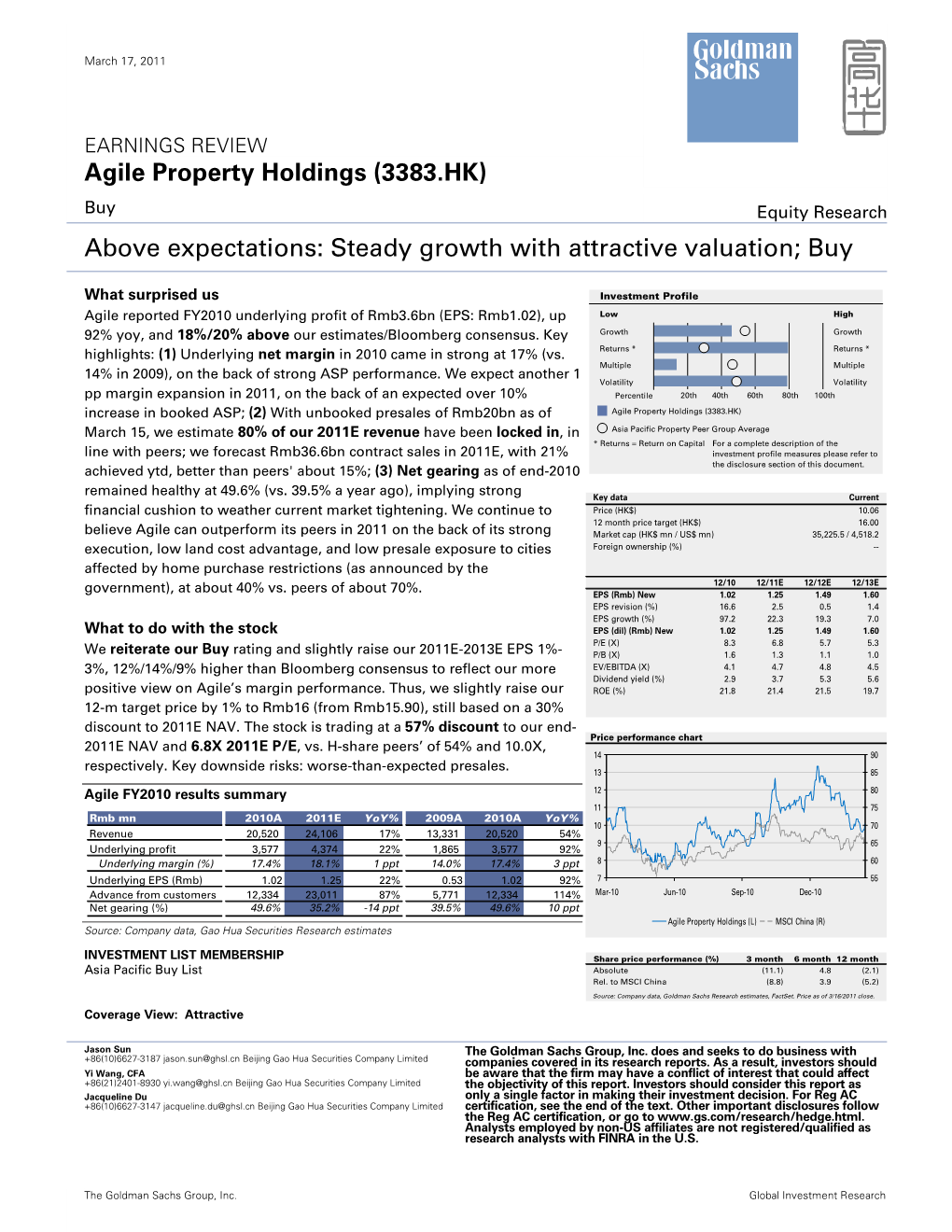 Agile Property Holdings (3383.HK) Above Expectations: Steady Growth