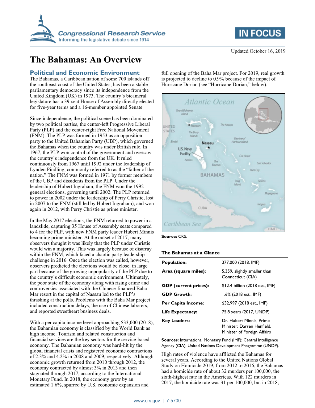 The Bahamas: an Overview