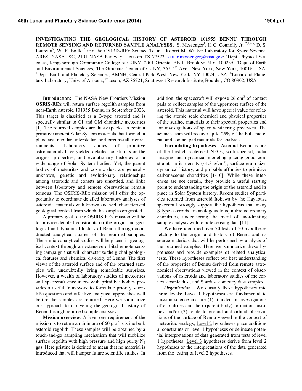 Investigating the Geological History of Asteroid 101955 Bennu Through Remote Sensing and Returned Sample Analyses