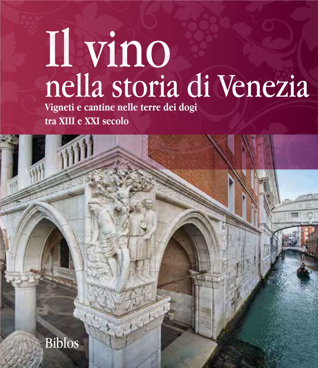 Il Vino Nella Storia Di Venezia Vigneti E Cantine Nelle Terre Dei Dogi Tra XIII E XXI Secolo Il Vino Nella Storia Di Venezia