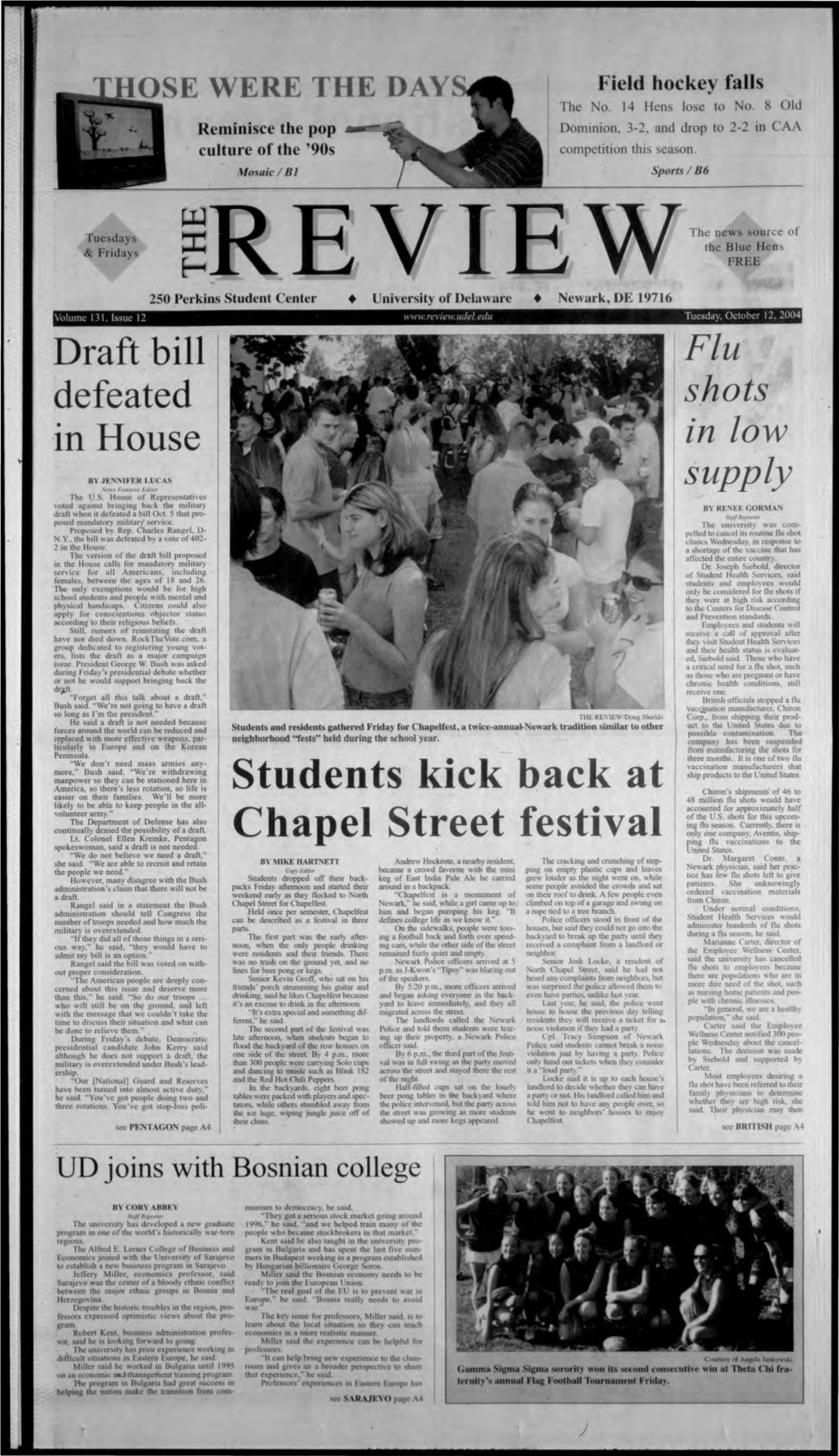 Students Kick Back at Chapel Street Festival