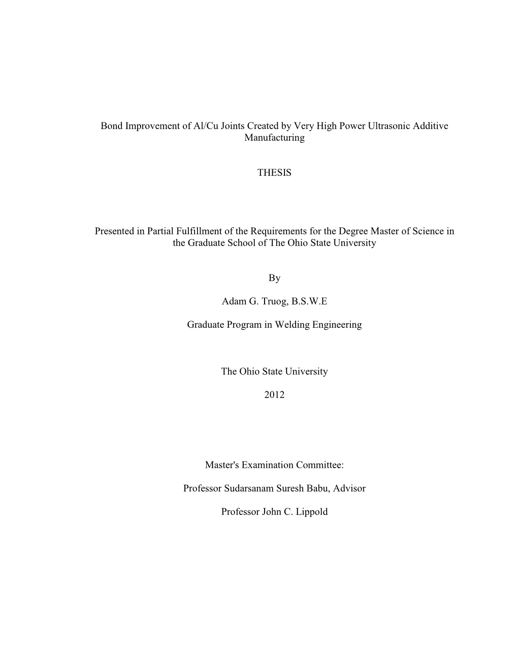 Bond Improvement of Al/Cu Joints Created by Very High Power Ultrasonic Additive Manufacturing