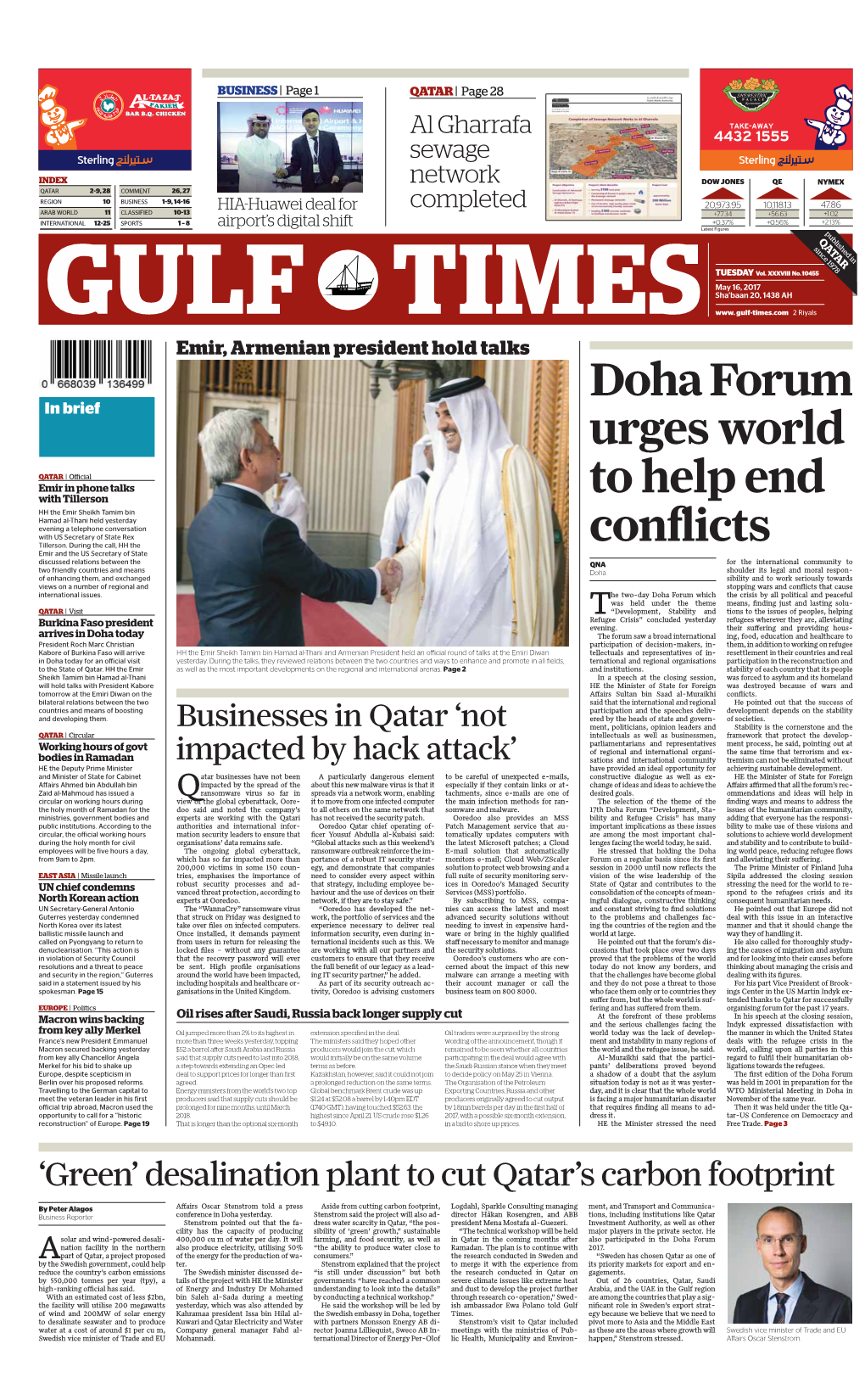 Doha Forum Urges World to Help End Conflicts