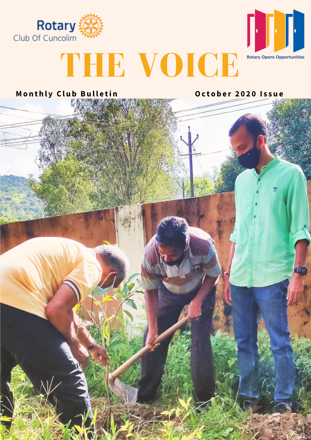 THE VOICE Monthly Club Bulletin October 2020 Issue C O N T E N T S 03 EDITOR's NOTE