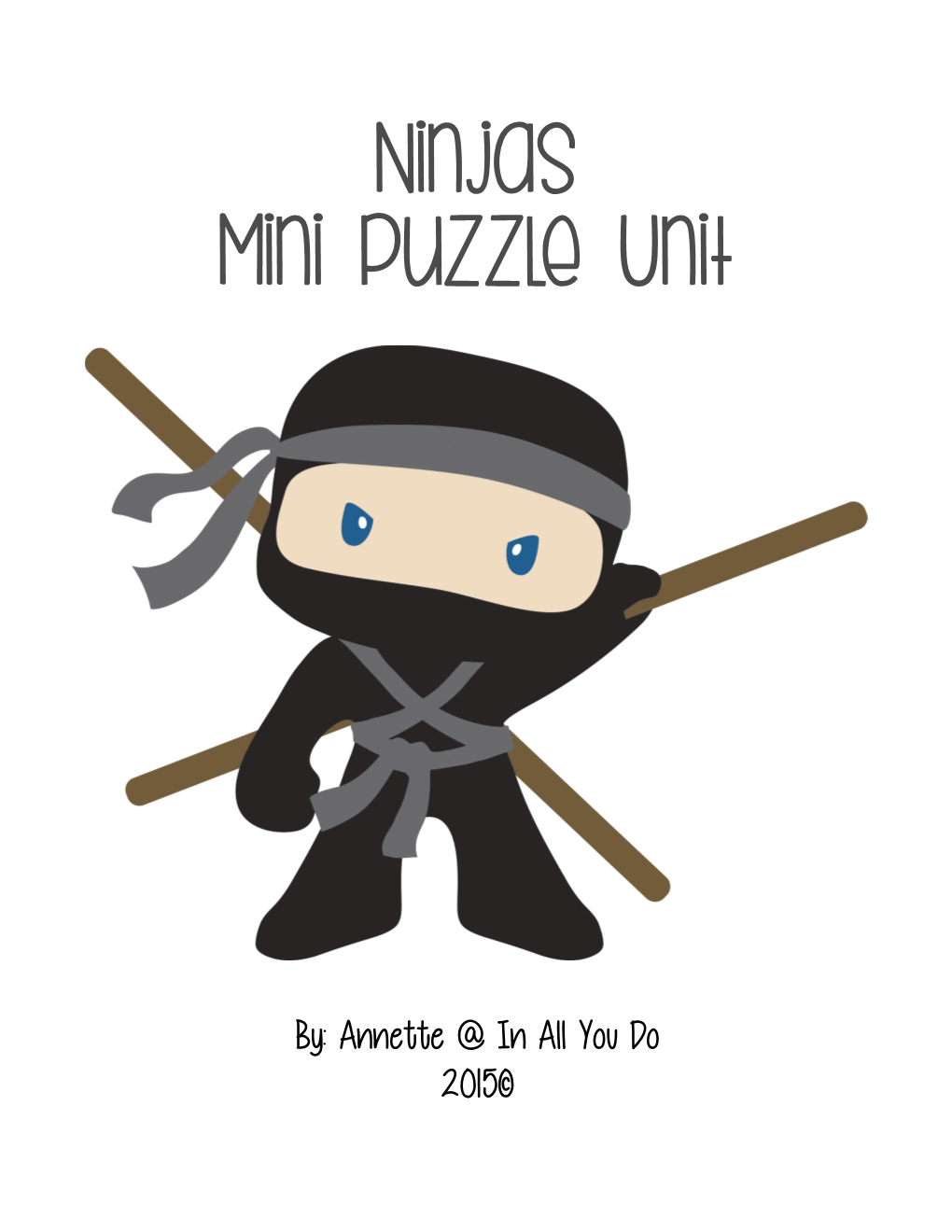 Ninjas Mini Puzzle Unit