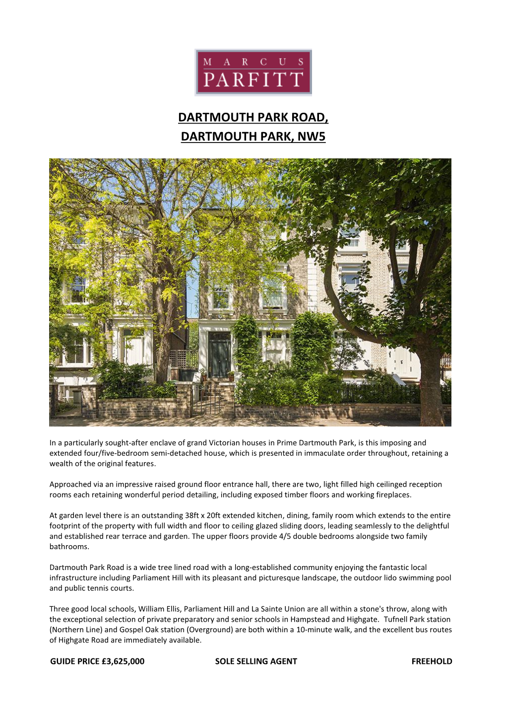 Dartmouth Park Road, Dartmouth Park, Nw5