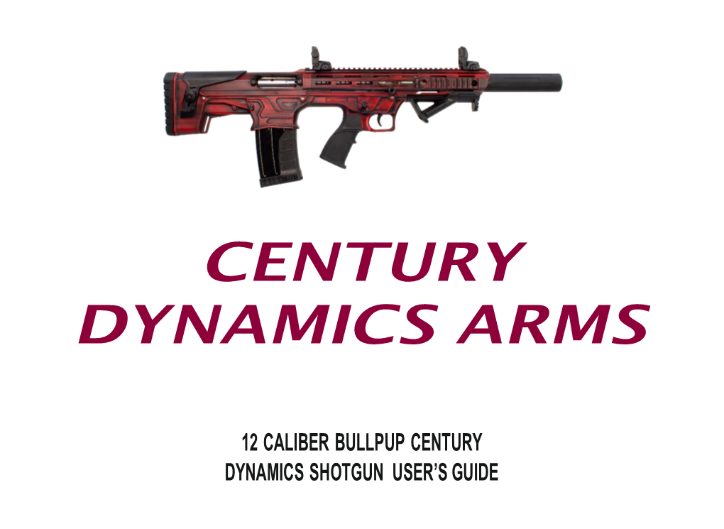 BF12 BULLPUP Owners Manual (Pdf)