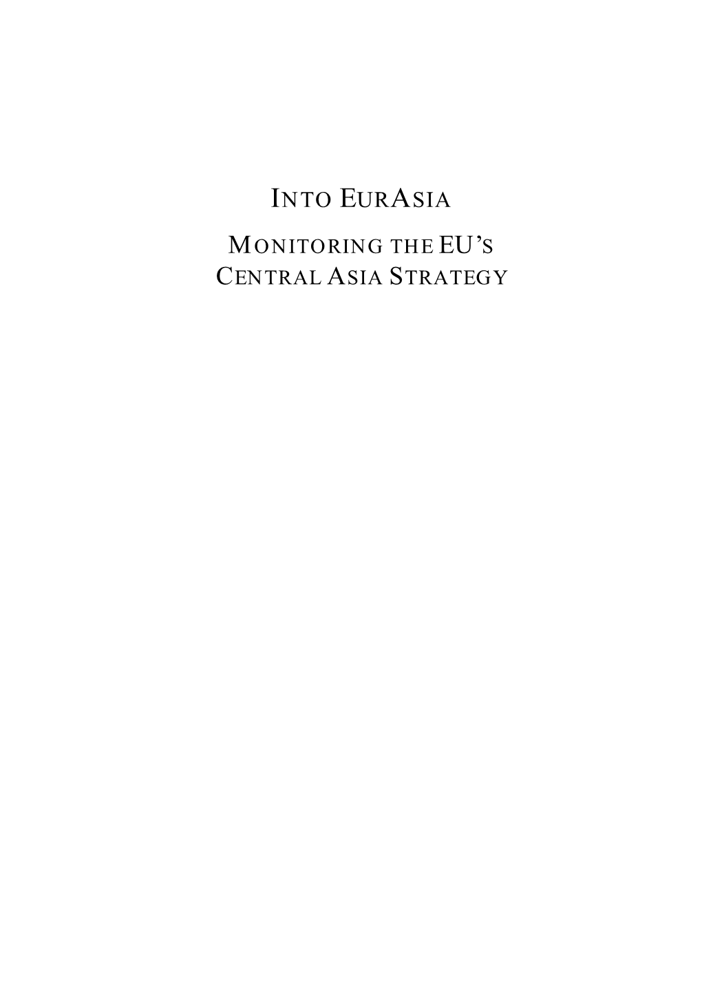 Into Eurasia
