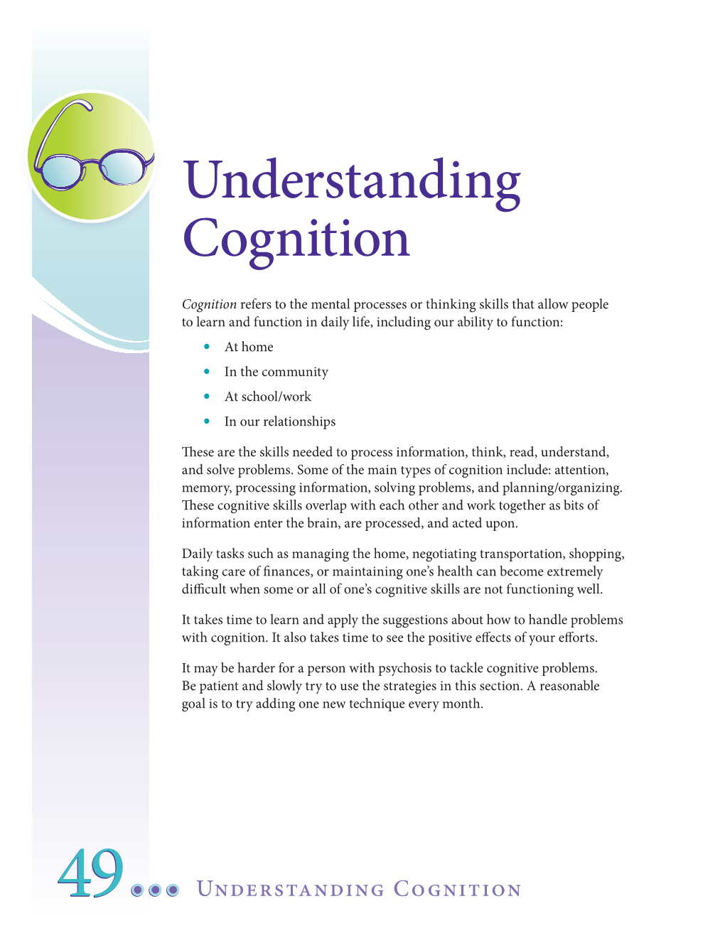 Understanding Cognition