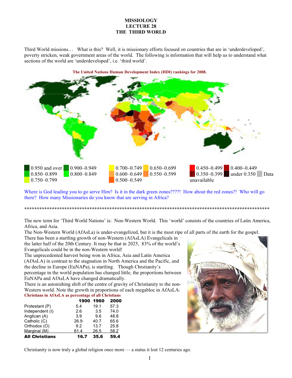 Foreign Missions: 3Rd World Nations Vs