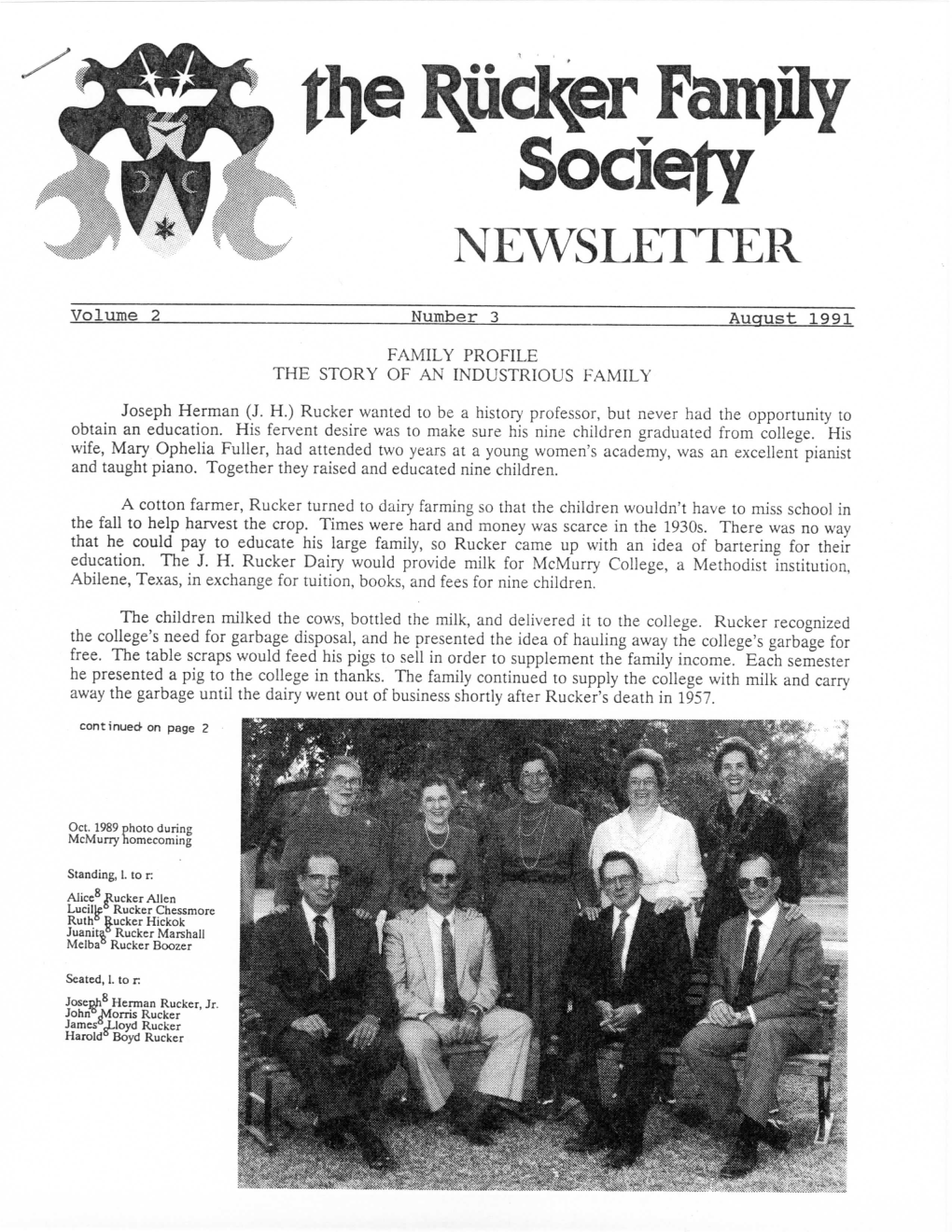 Tfanjfly Society NEWSLETTER