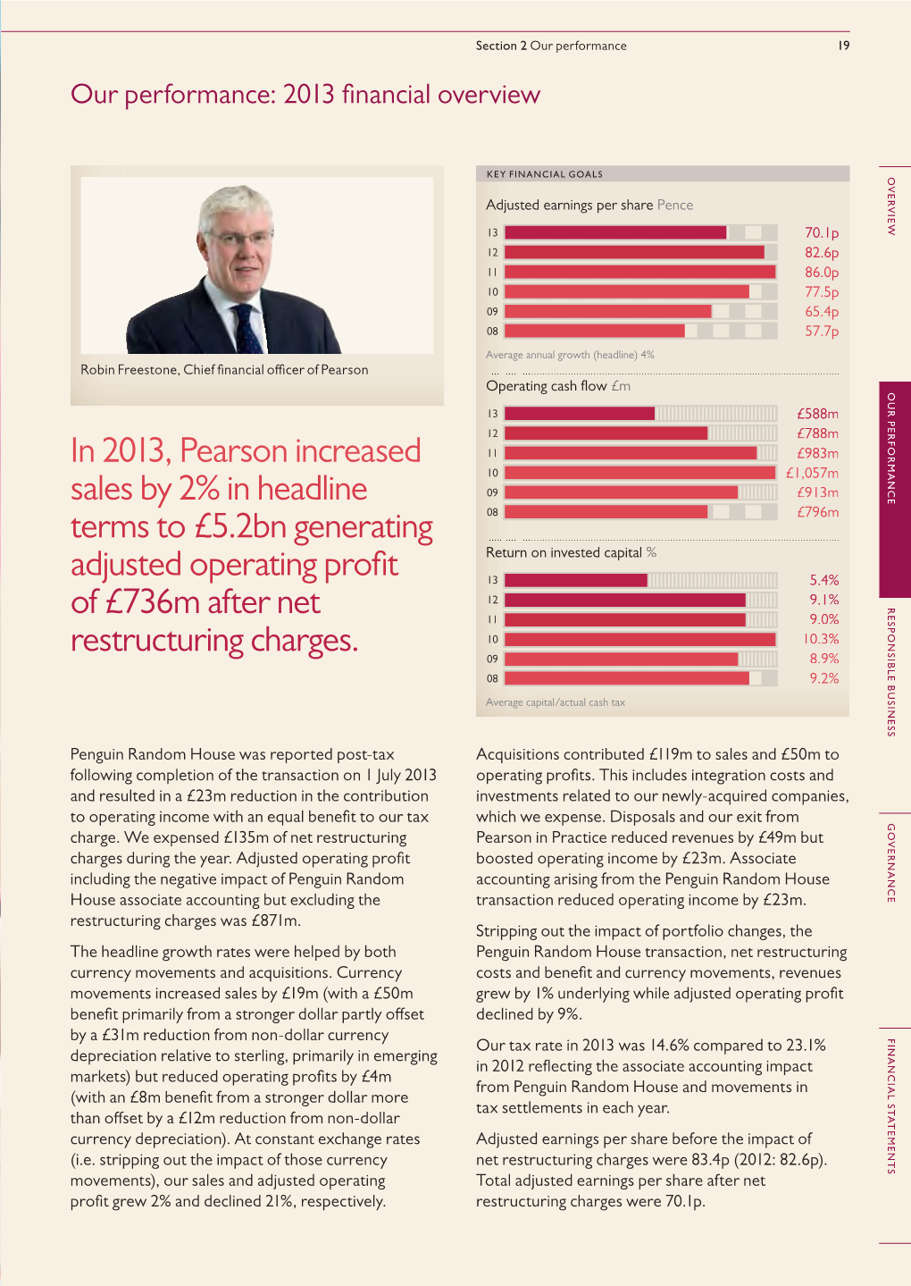 In 2013, Pearson Increased Sales by 2% in Headline Terms to £5.2Bn