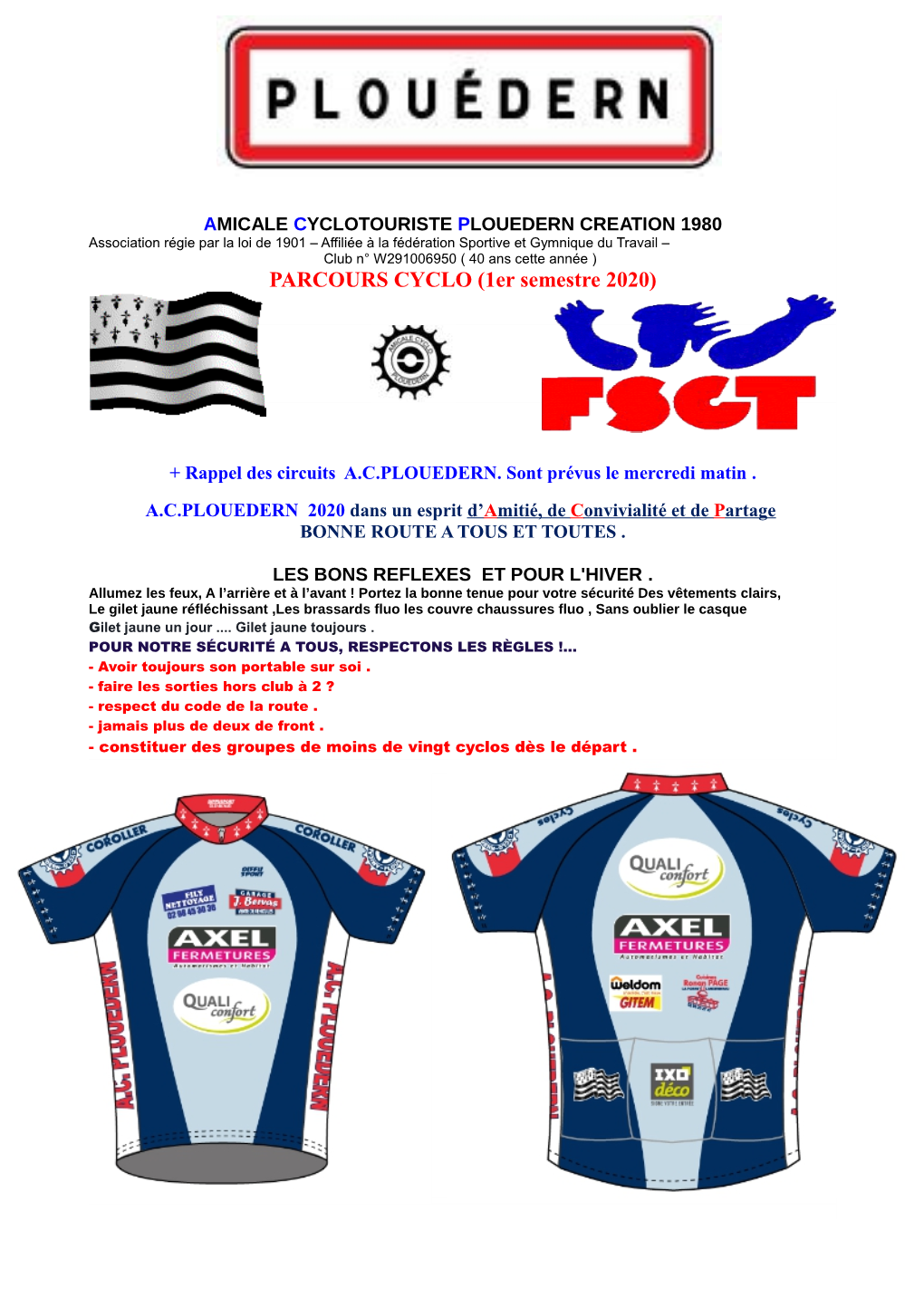 PARCOURS CYCLO (1Er Semestre 2020)