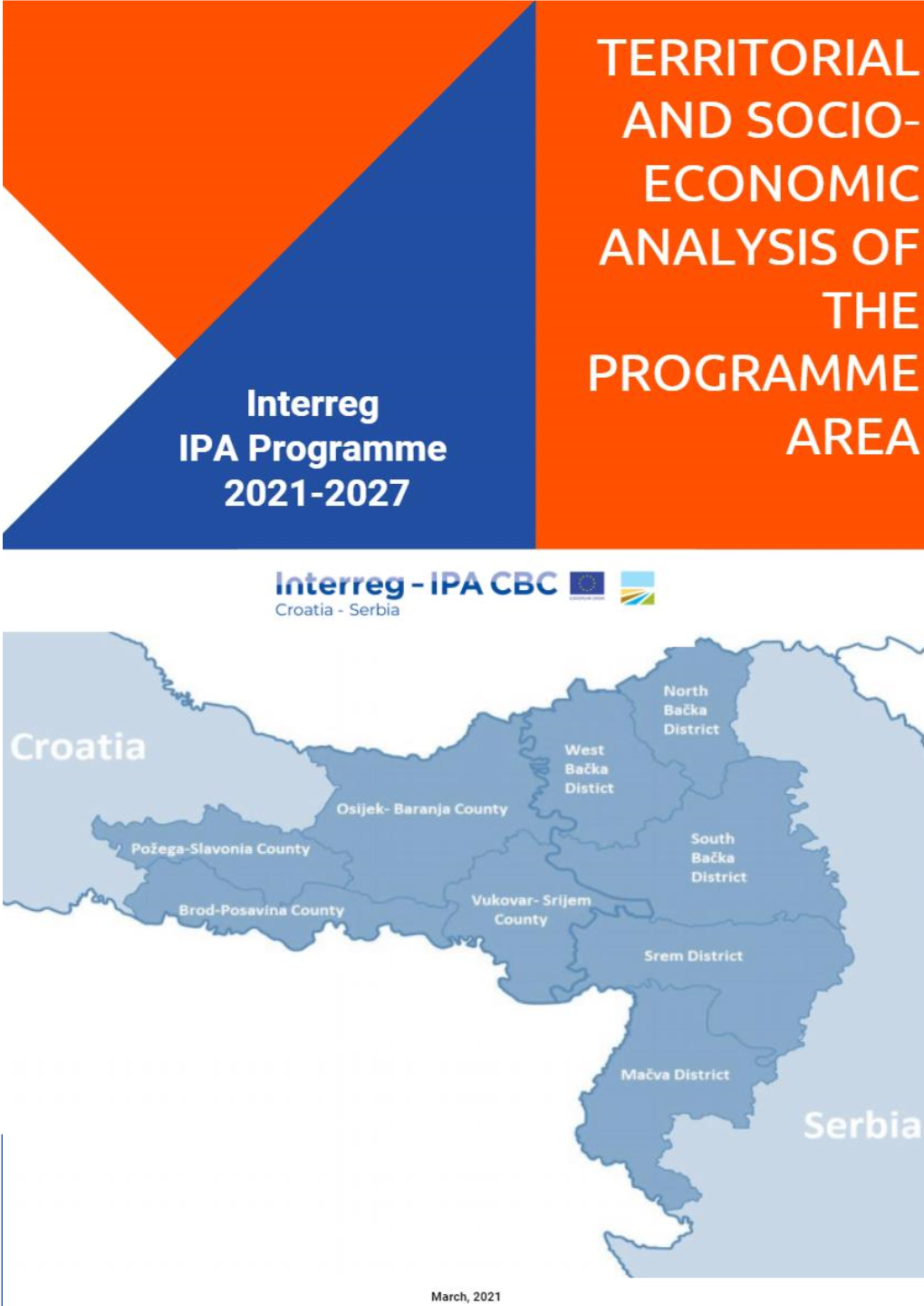 Territorial and Socio-Economic Analysis of the Programme Area